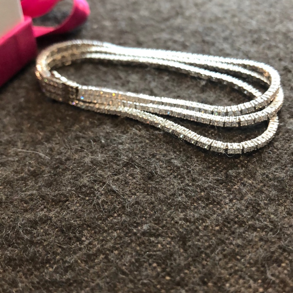 Mia costume jewelry triple strand bracelet
